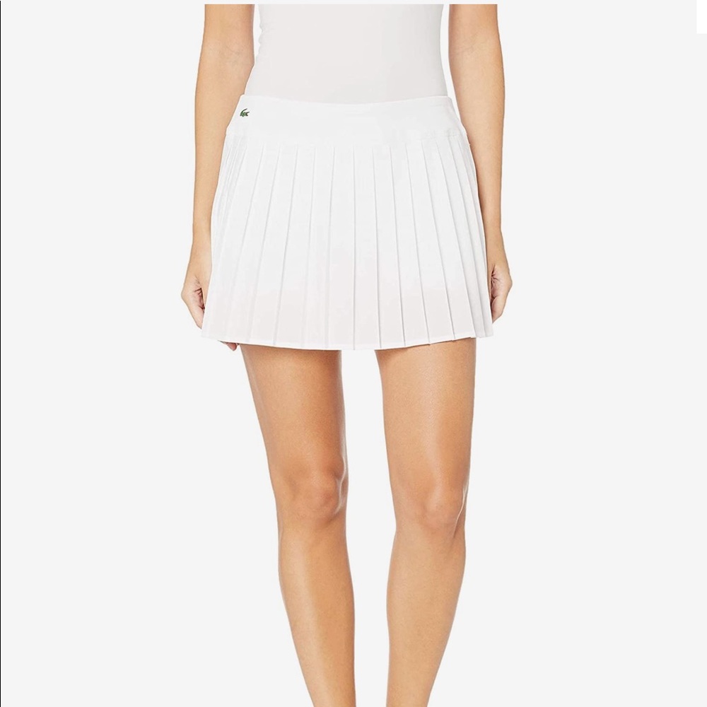 COPY - Lacoste Tennis Skirt, White/Medium